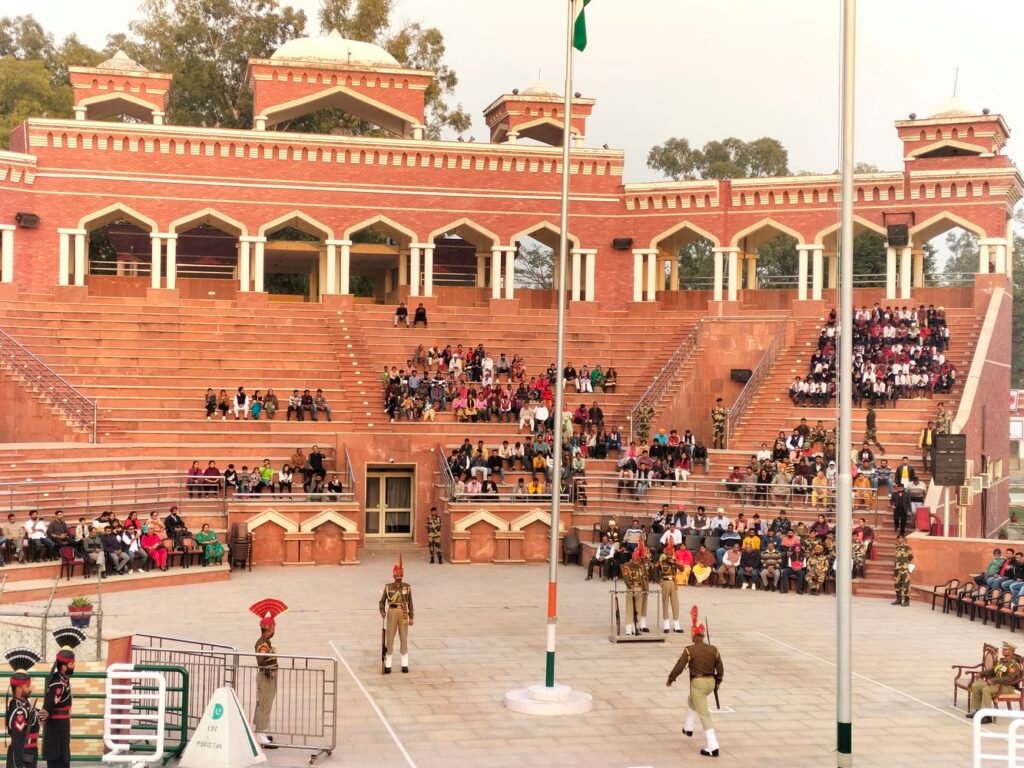 Ganda Singwala border flag lowering ceremony