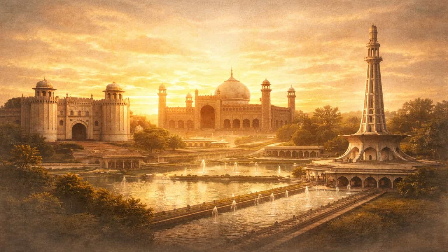 Tehsils of Lahore. Photo showing monuments