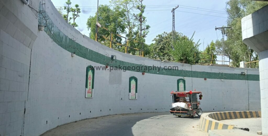 okara city underpass over which railway line is passing