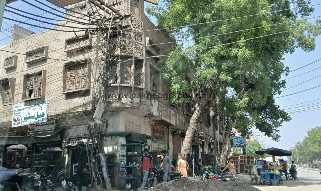 Old building in Okara city