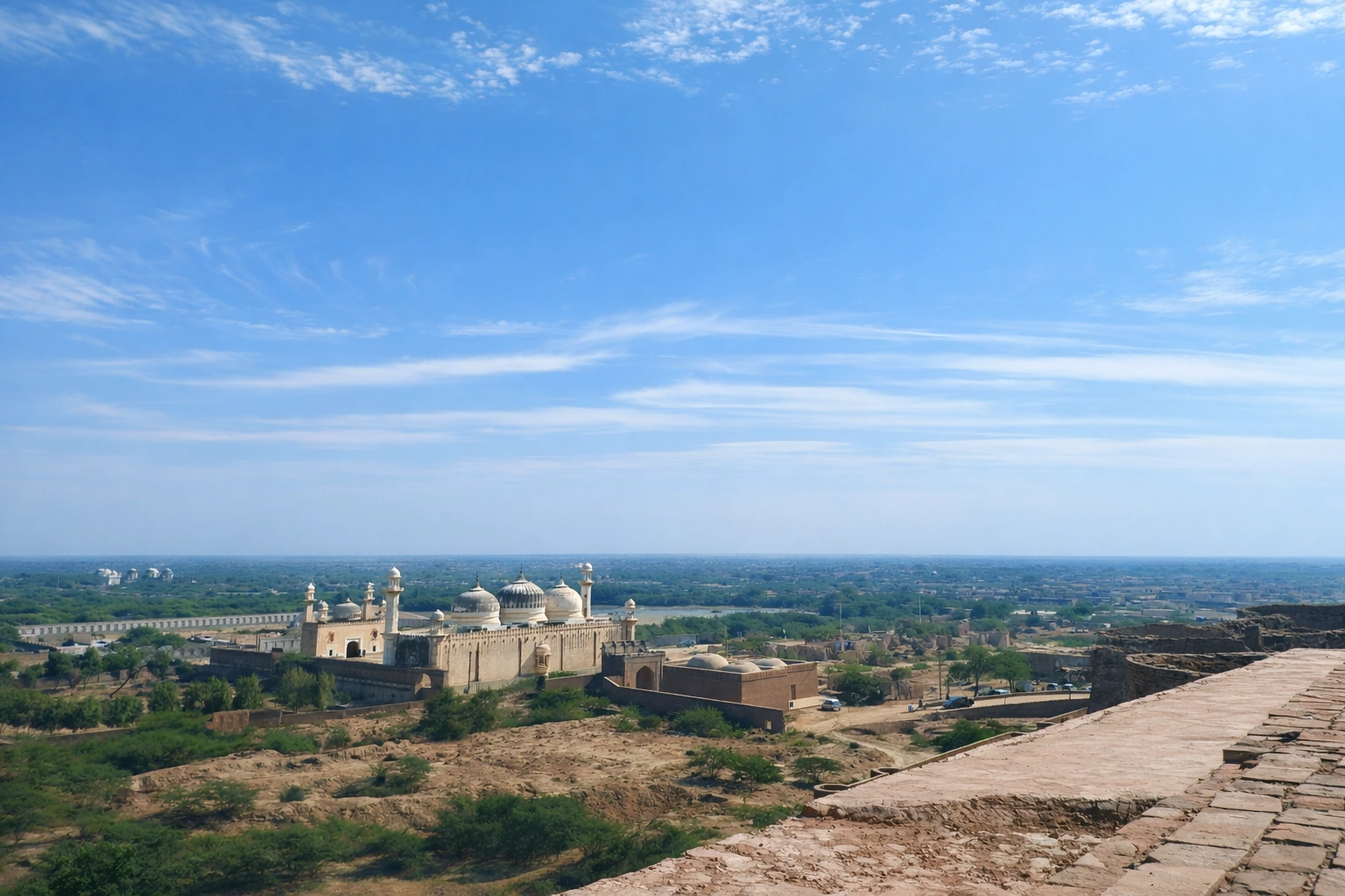 Abbasi Mosque visible from Derawar fort